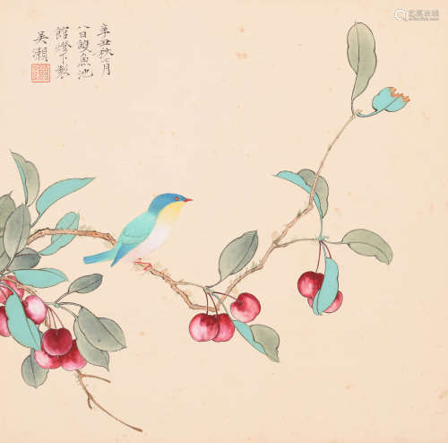 吴灏 (b.1930) 花鸟