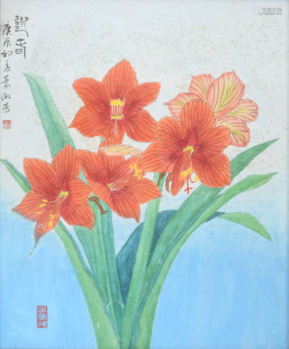 萧淑芳 (1911-2005) 迎春