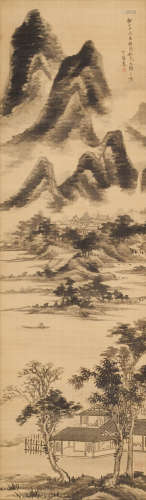 丁惟鲁 (1871-1954) 山水人物