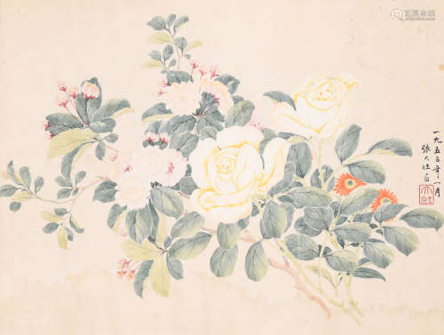 张大壮 (1903-1980) 花卉