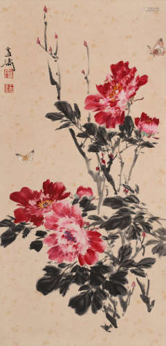 王雪涛 (1903-1983) 花蝶