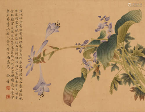 金章 (1884-1939) 花卉