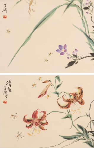王雪涛 (1903-1983) 花卉草虫