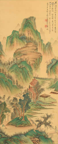 冯超然 (1882-1954) 溪山访友图