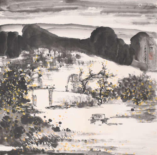 郑叔芳 (b.1941) 山水