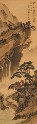 陶绍原 (1814-1865) 观瀑图