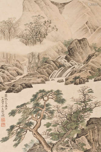 刘子久 (1891-1975) 山水
