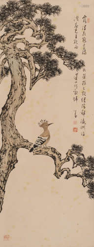 溥儒 (1896-1963) 松禽图