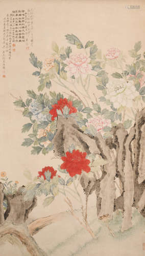 沈荣 (1794-1856) 富贵花开