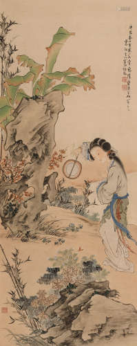 徐操 (1899-1961) 扑蝶图