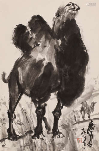 黄胄 (1925-1997) 骆驼