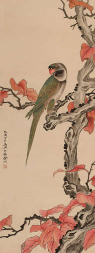 金城 (1878-1926) 红叶鹦鹉