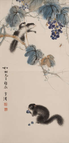 王雪涛 (1903-1983) 松鼠