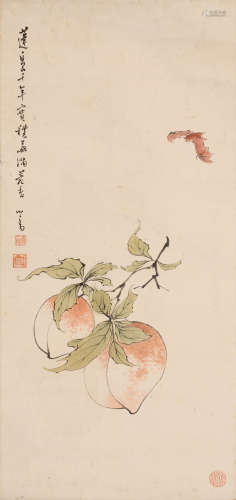 溥儒 (1896-1963) 福寿图