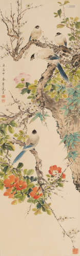颜伯龙 (1898-1955) 花鸟图