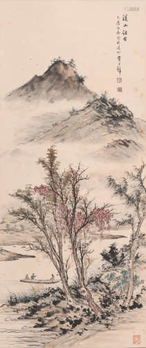 黄君璧 (1889-1991) 溪山话古