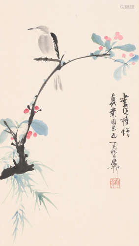 谢稚柳 (1910-1997) 花鸟