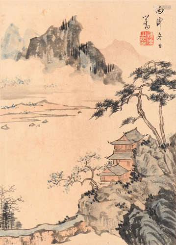 溥儒 (1896-1963) 山水