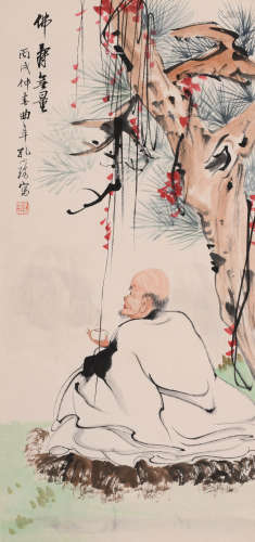 孔小瑜 (1889-1984) 佛寿无量