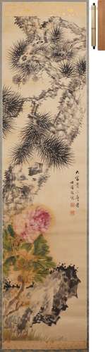 胡鐵梅 大富貴 設色綾本