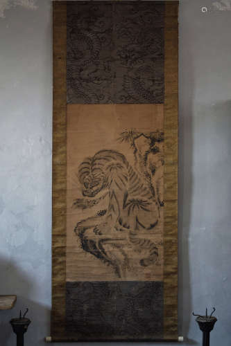 17-18世纪 日本江户时代猛虎图