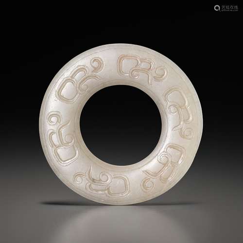 A JADE RING, HUAN, EASTERN ZHOU DYNASTY