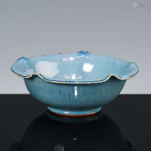 A ‘JUN-IMITATION’ BRUSH WASHER, MING DYNASTY