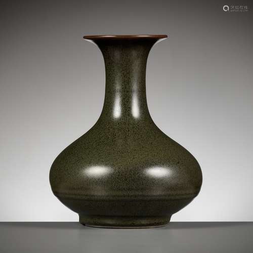 A TEADUST-GLAZED VASE, YONGZHENG