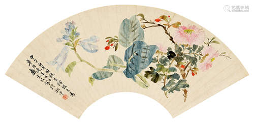 陆恢［1851-1920］ 东篱秋色