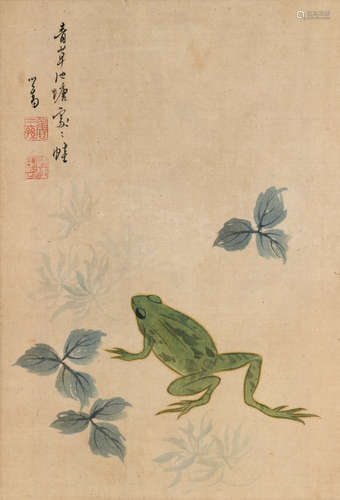 溥儒［1896-1963］ 蛙趣图