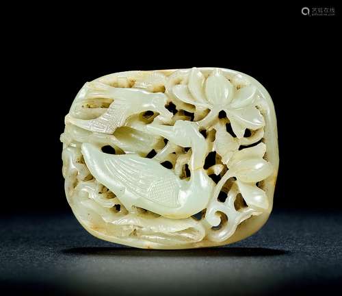 「明」 海东青玉绦环