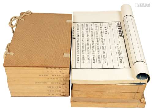 二十世纪五十年代至八十年代出版 线装古籍五种 纸本 线装12册