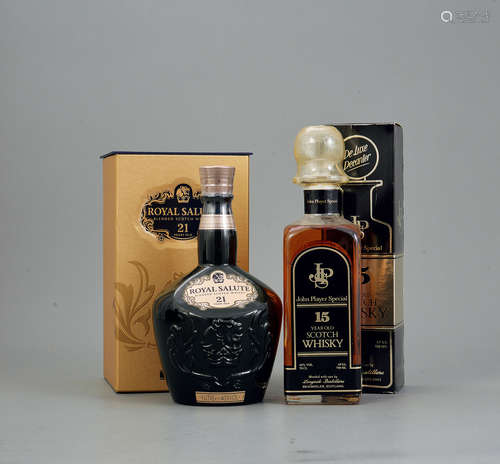 Royal Salute 21  & JPS 15  Scotch Whisky