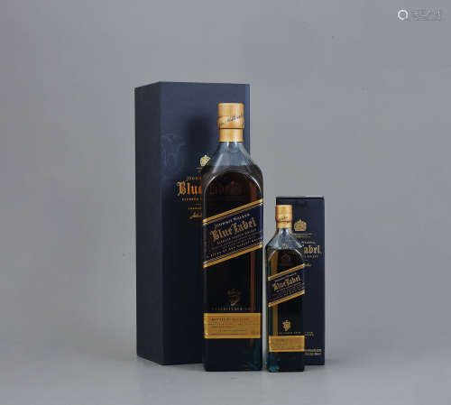 Johnnie Walker Blue Label Blended Scotch Whisky 二支