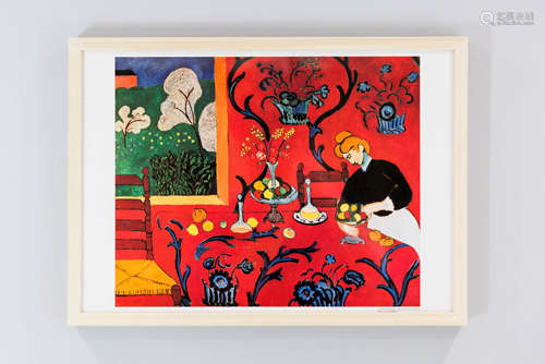 Henri Matisse 亨利·马蒂斯｜Harmony in Red 红色的和谐 1994 胶版...