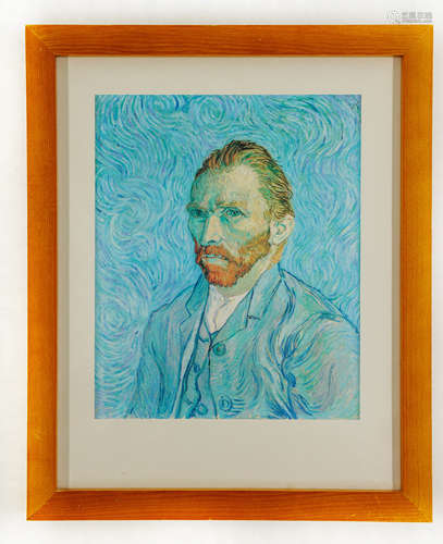 Vincent van Gogh        文森特·梵高│自画像 1940年代 胶版版画