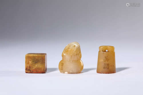 A Set of Soapstone Seals