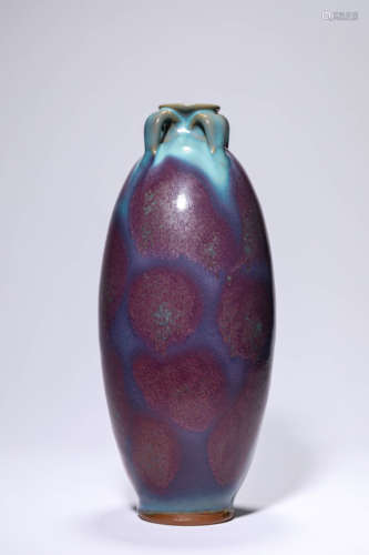 A Porcelain Jun-Type Vase