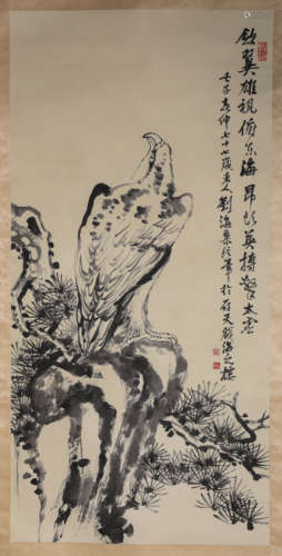 A Chinese Scroll Painting by Liu Hai Su