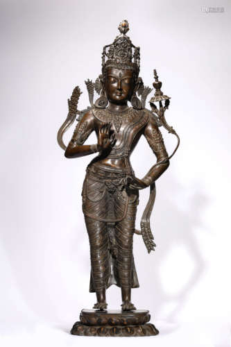 A Bronze Padmapani Statue