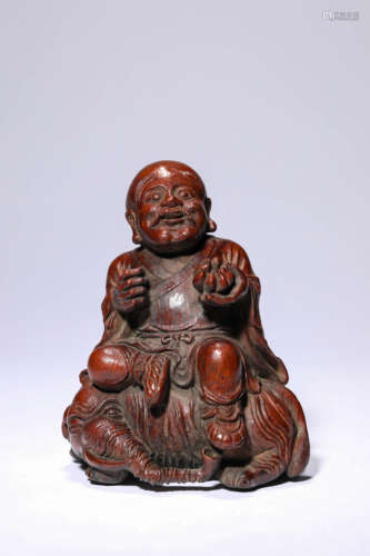 A Bamboo Figure Carving