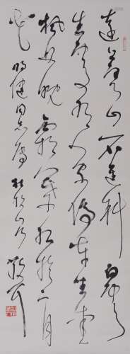 林散之(1898-1989) 草书杜牧诗  水墨纸本 立轴