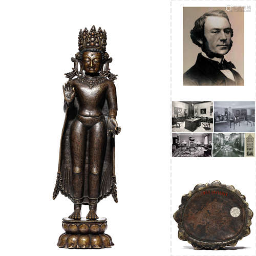 A Tibetan Bronze Sakyamuni Statue