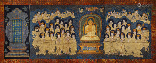 A Silk Scroll of Buddha