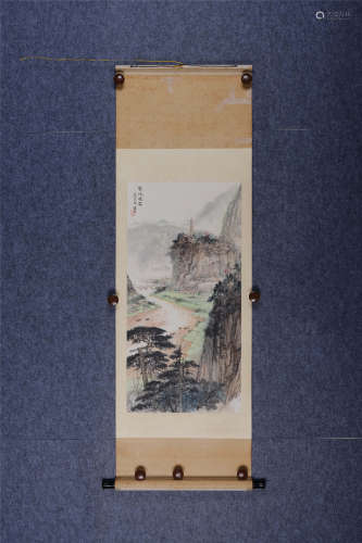 周怀民(1906-1996) 圣地延安  设色纸本 镜心