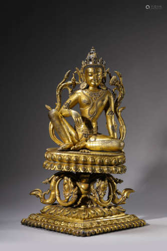 A Tibetan Avalokiteshvara Statue