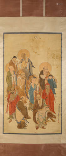 A Chinese Scroll Painting by Liu Ling Cang