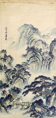 董其昌 山水 纸本 立轴