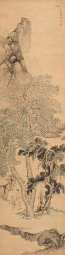 陈焕 (1567-1639) 携琴访友图
