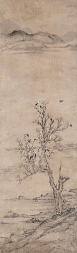 宋懋晋 (?-1620) 枯树寒鸦